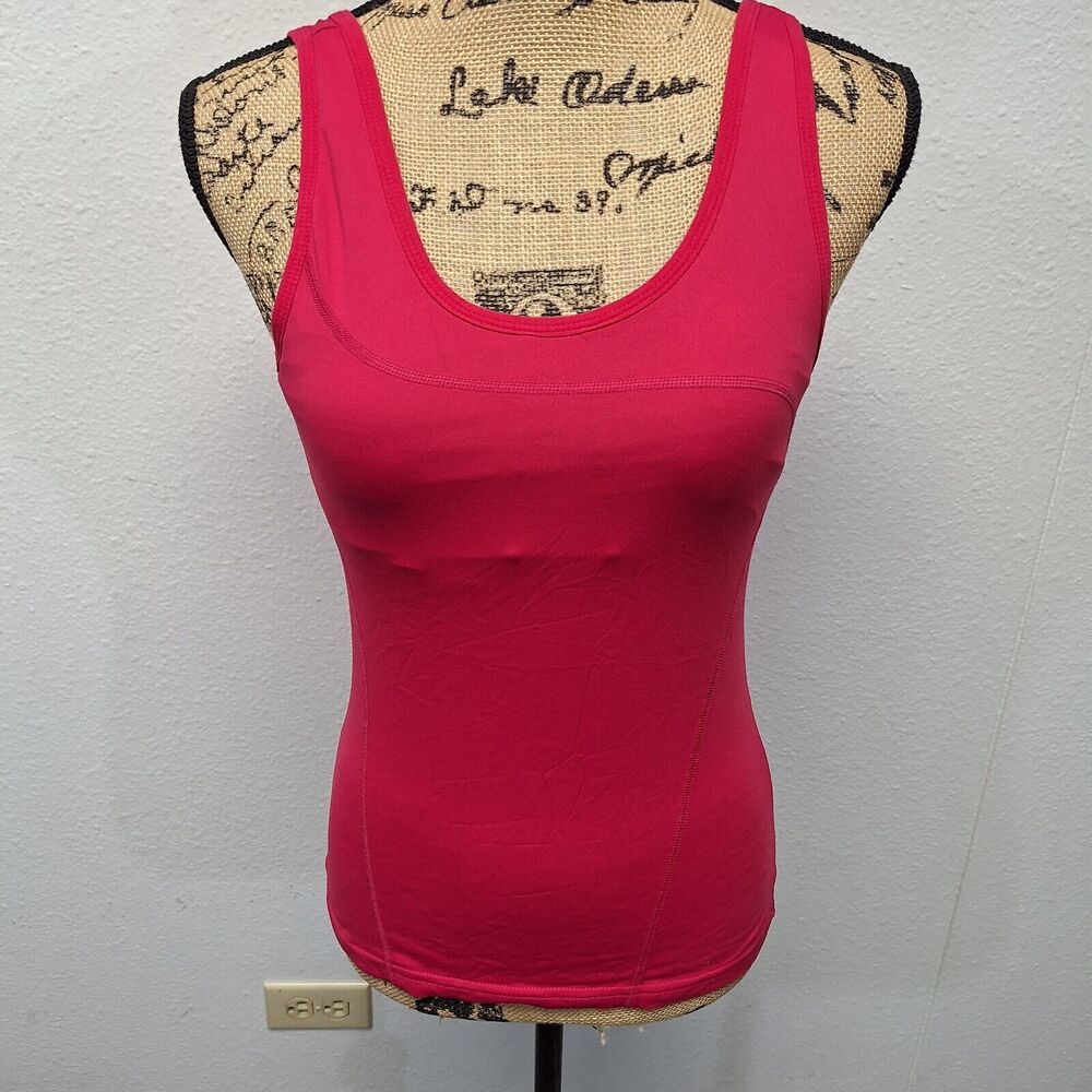 Lole Athletic Workout Tank Top Stretchy Sleeveless Hot Pink Women's Size S